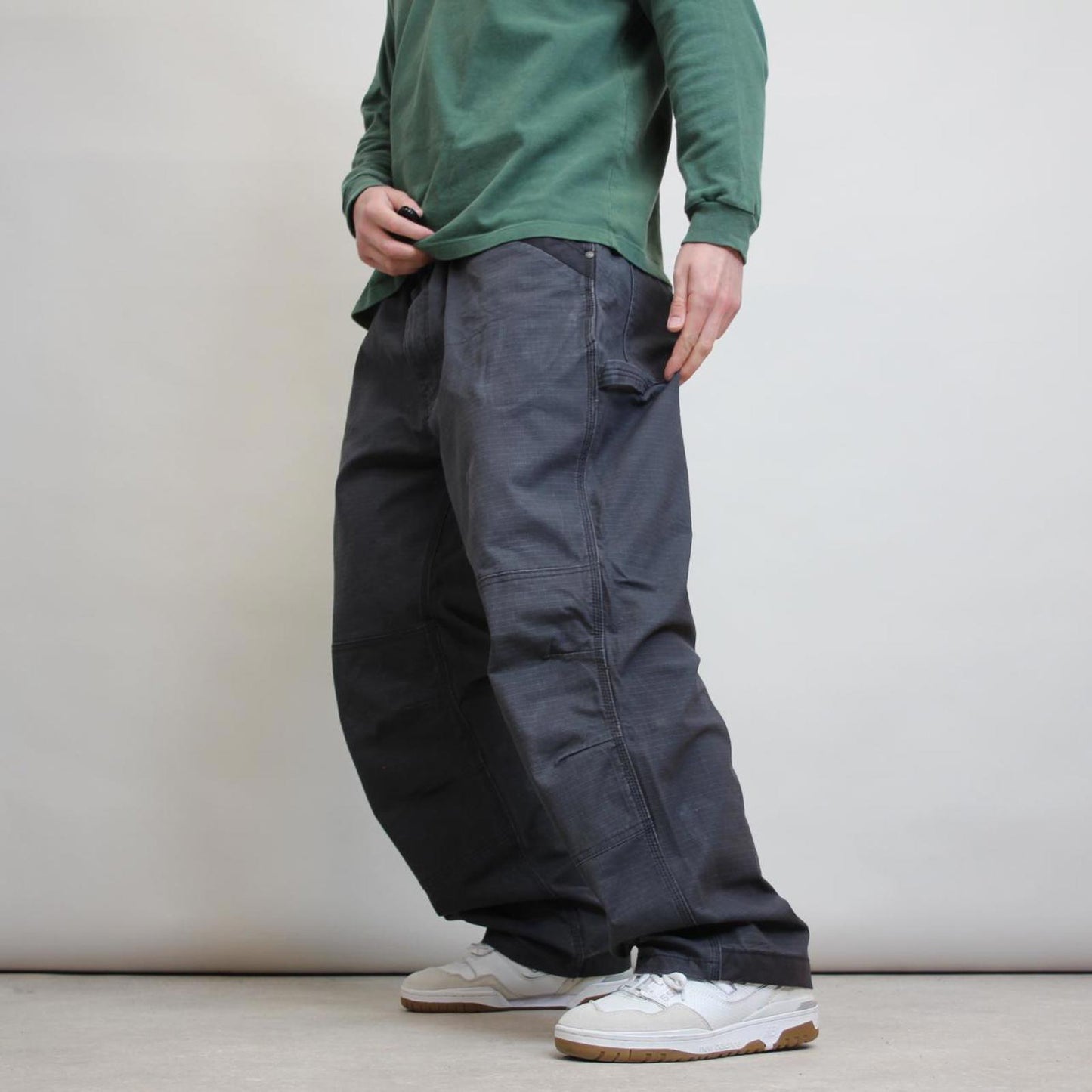 Ridgecut Toughwear carpenter pants W42L32 navy grey workwear skate style cargo pants