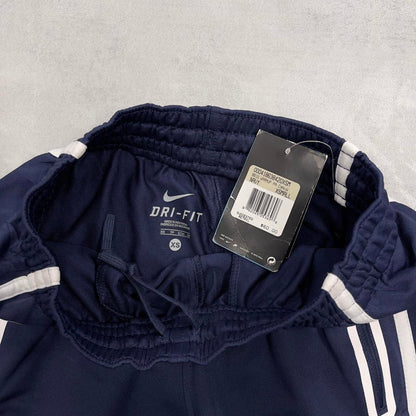 Baggy Nike Trackies XS navy Dri-Fit loose wide leg y2k style joggers