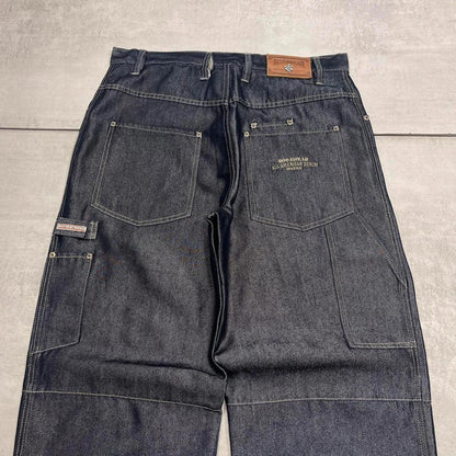 Rocawear baggy skate jeans W36L32 loose denim skater cargos embroidered logo