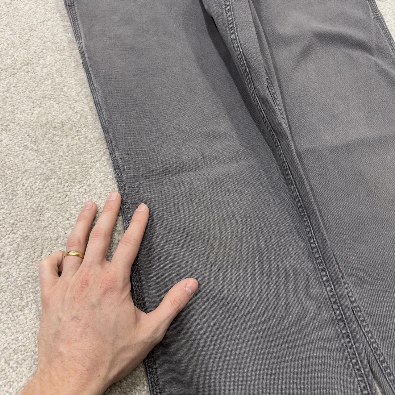 Carhartt carpenter pants y2k relaxed utility trousers grey Straight leg skater style workwear pants