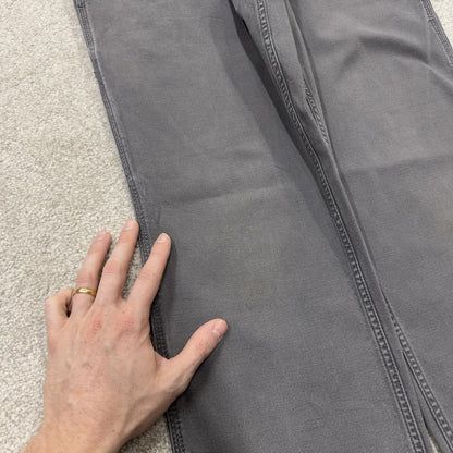 Carhartt carpenter pants y2k relaxed utility trousers grey Straight leg skater style workwear pants