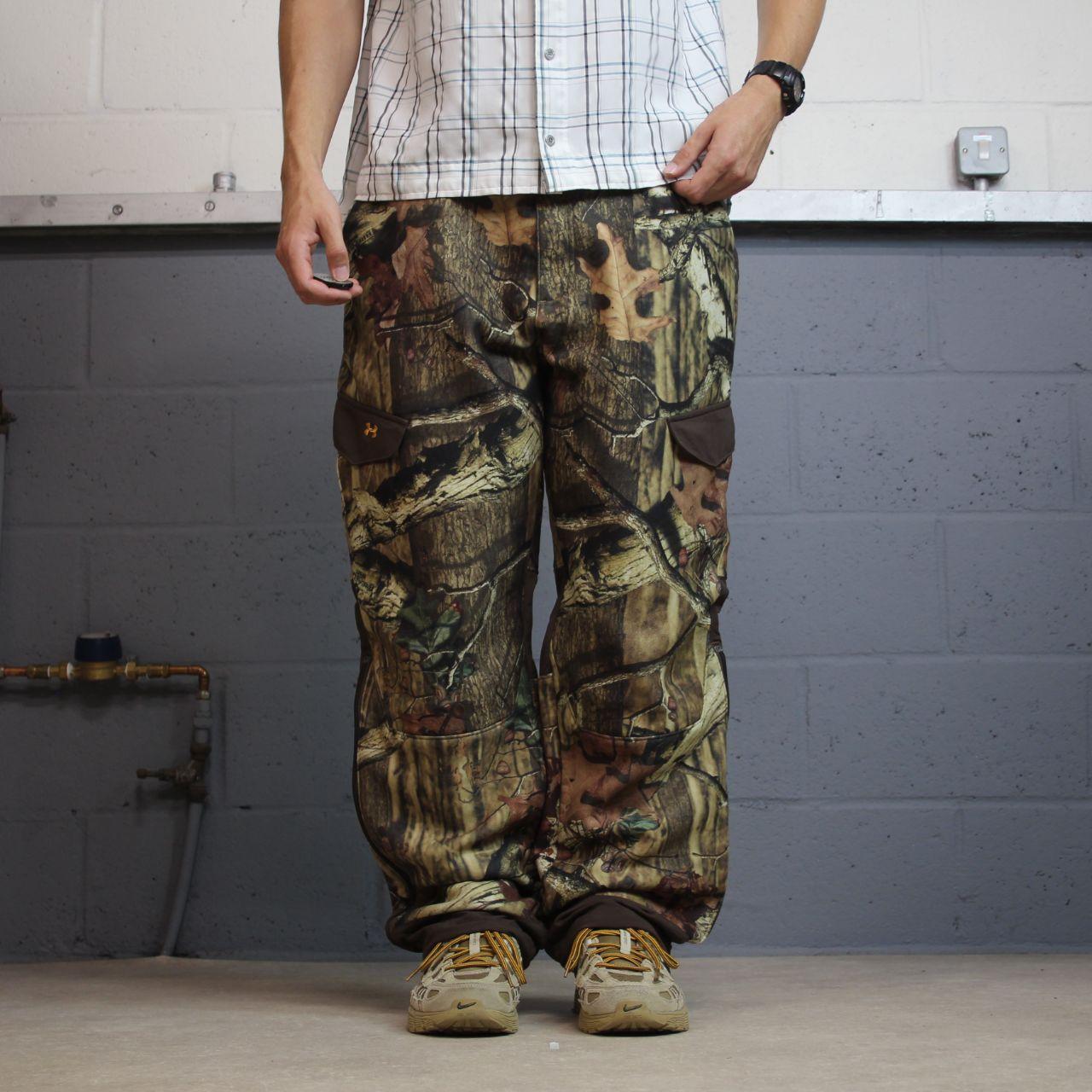 Under Armour camo cargo pants green Breakup infinity Realtree fleece camouflage trousers
