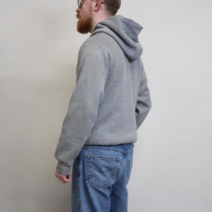 Grey Russell Athletic hoodie S boxy pullover jumper print design