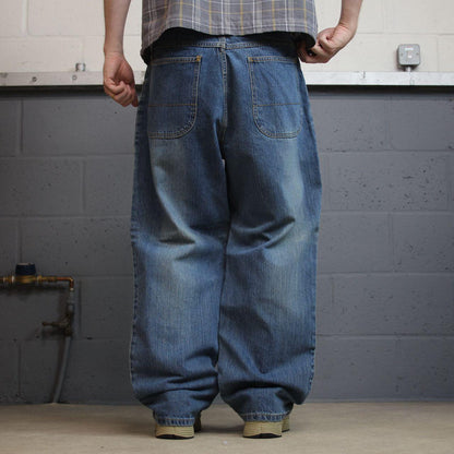 Vintage Steve & Barry’s baggy jeans y2k W36L30 blue Baggy wide leg surf style work pants