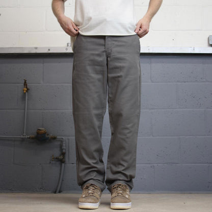 Grey Dickies Pants W34L32 slim taper chino style pants