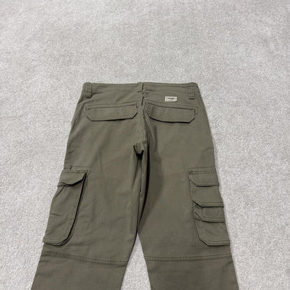 Wrangler cargo pants y2k khaki W30L30 Slim straight leg skater work utility pants