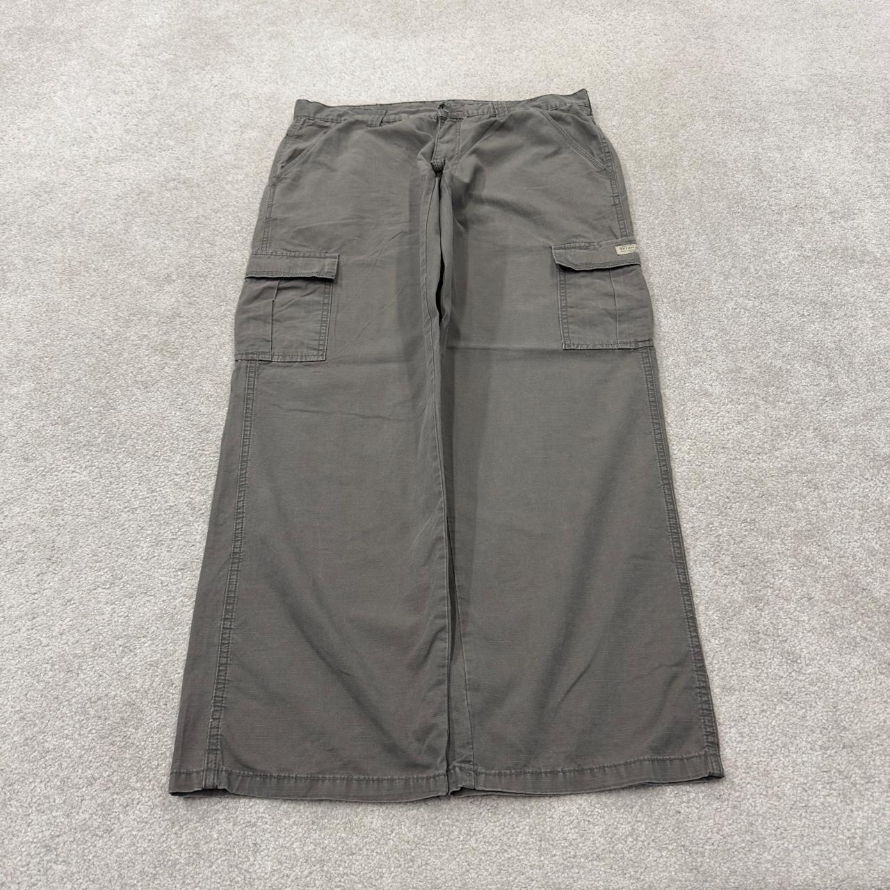 Wrangler carpenter pants y2k khaki Loose straight leg skater 2000s style cargo pants