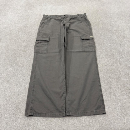 Wrangler carpenter pants y2k khaki Loose straight leg skater 2000s style cargo pants