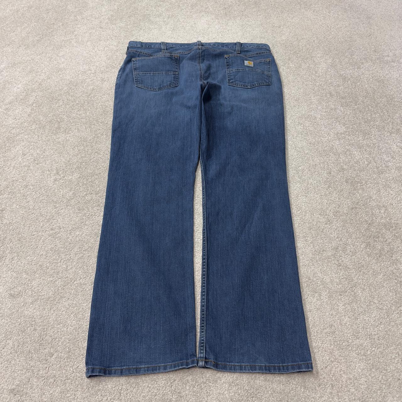 Y2K Carhartt straight leg jeans y2k W40L32 blue Relaxed fit 2000s style workwear jeans