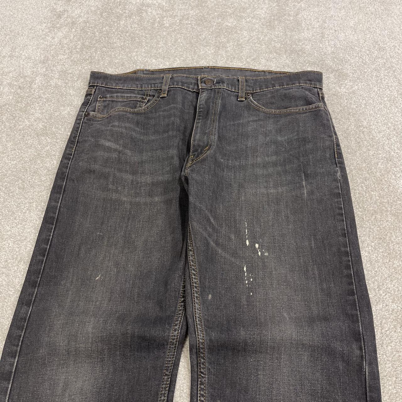 Y2K Levi’s 505 jeans straight leg washed black / grey Straight fit 5 pocket pants belt loops