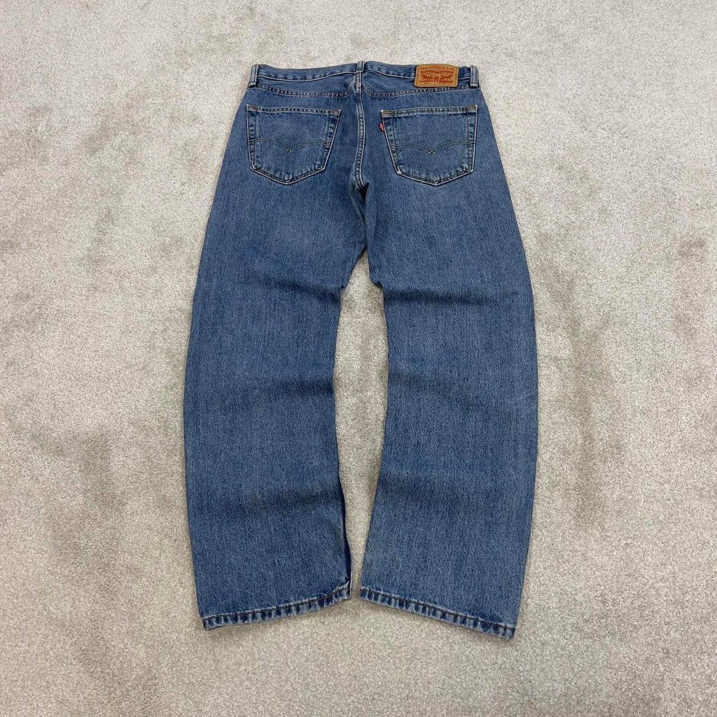 Blue Levis 505 jeans W34L30 y2k 90s style 5 pocket denim pants straight fit