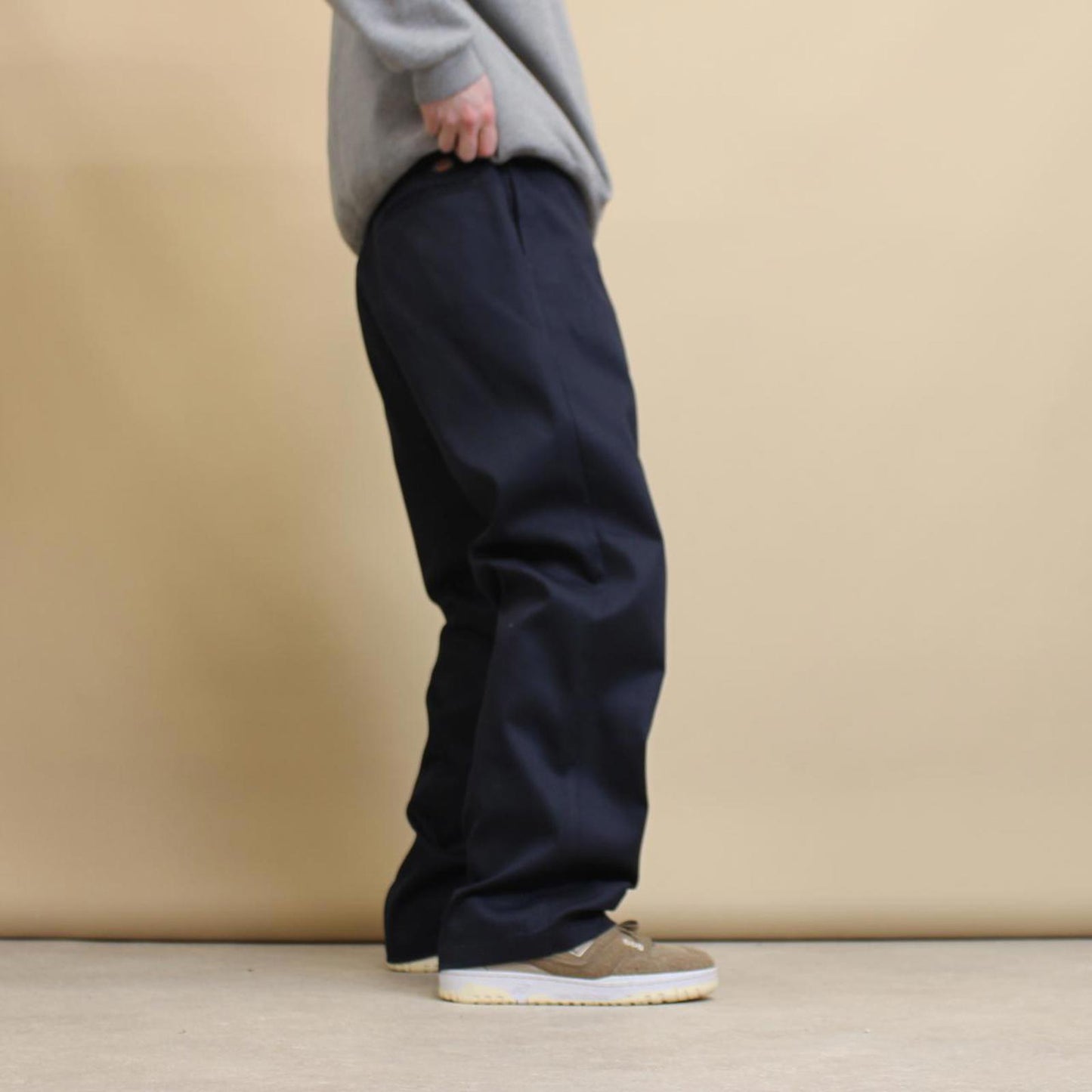 Navy Dickies 874 pants W36L32 twill style chino skate trousers Flex
