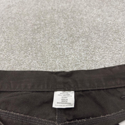 Brown denim carpenter jeans y2k loose W36L32 Lakin Mckey straight leg skater style work cargos