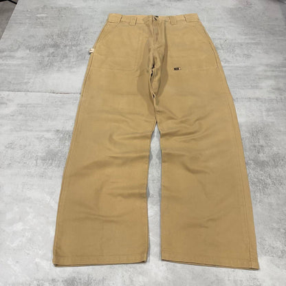Baggy State Property jeans W36 L32 tan wide leg 90s style skater jeans