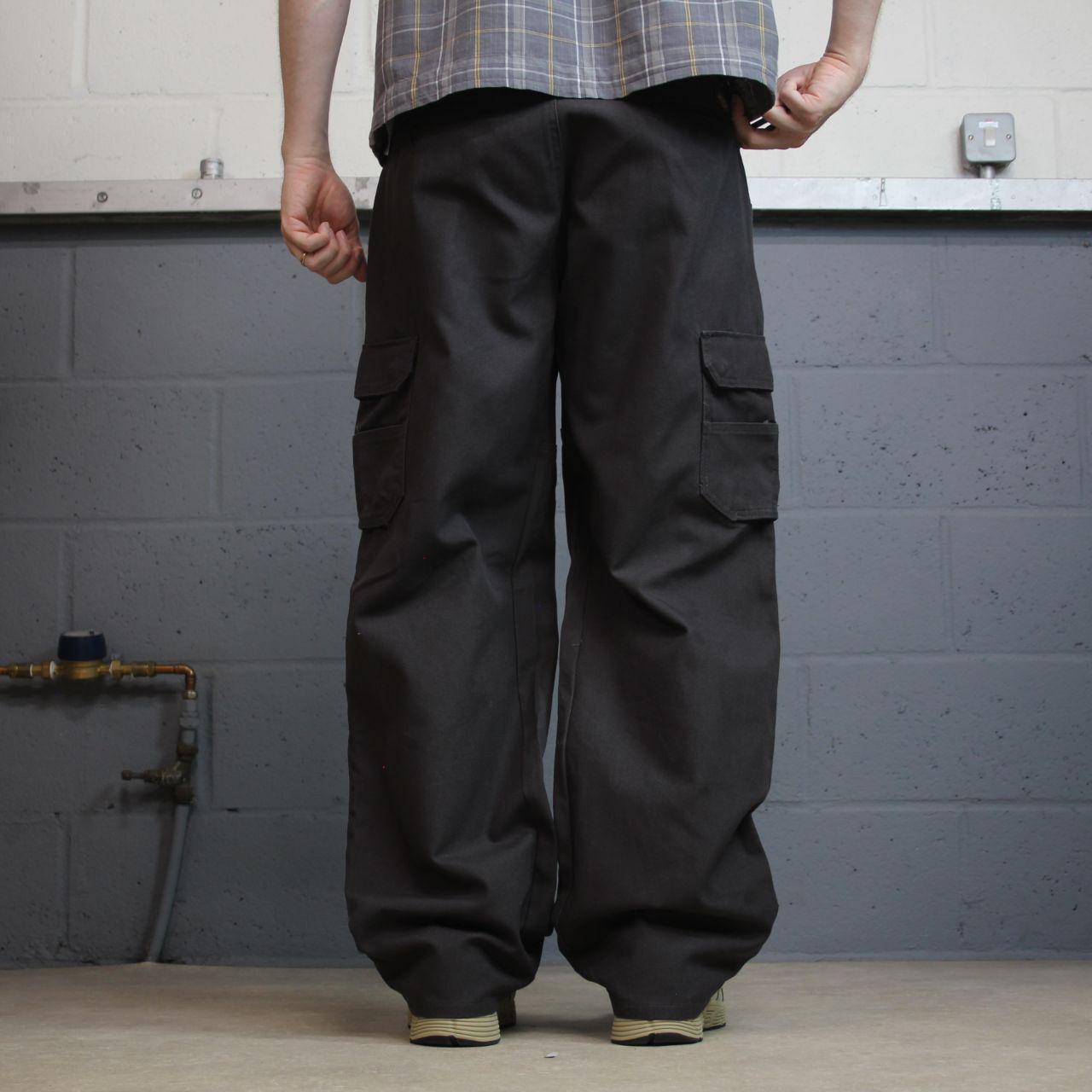 Dickies cargo utility pants W34L32 grey loose leg Chino skate work trousers