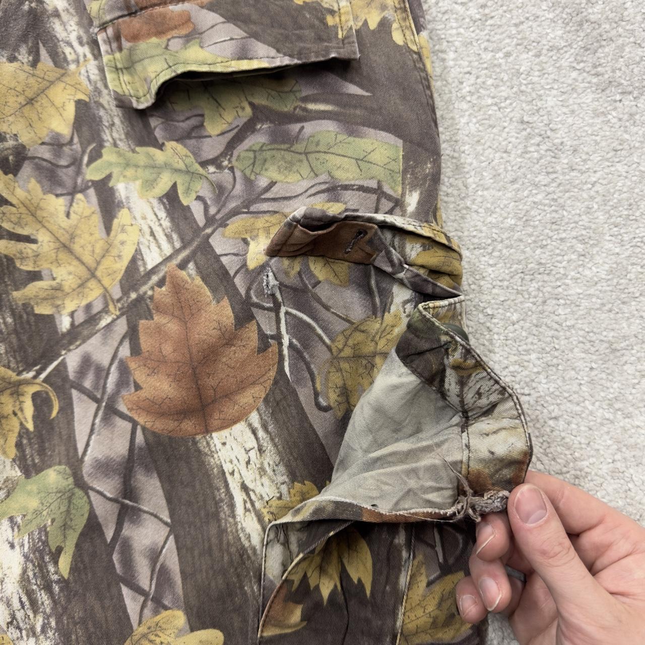 Vintage Camo Realtree style cargo pants Y2K khaki M Master sportsman camouflage loose trousers