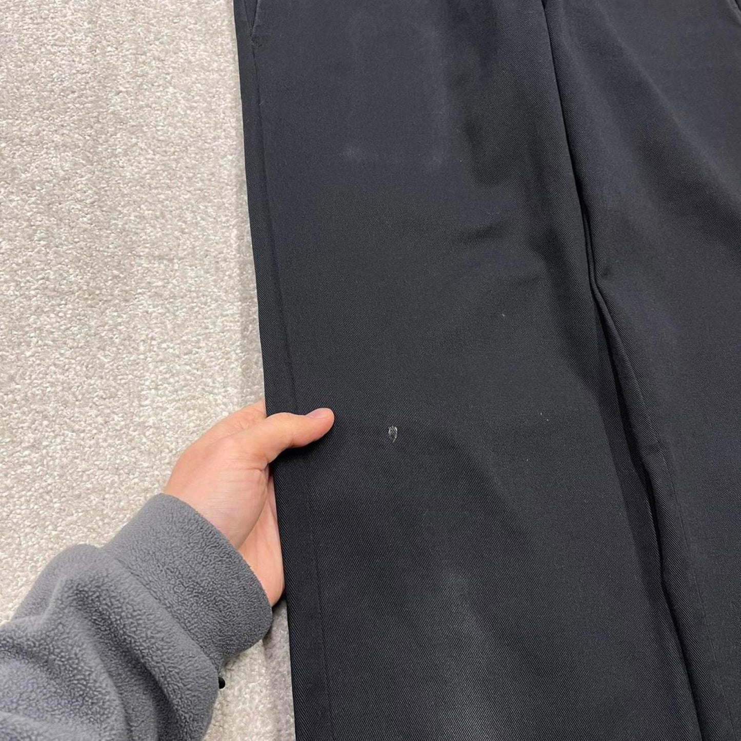 Y2K Dickies work pants black Slim straight chino style skate trousers