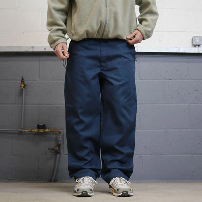 Vintage Dickies work pants navy blue Loose fit chino style skate trousers