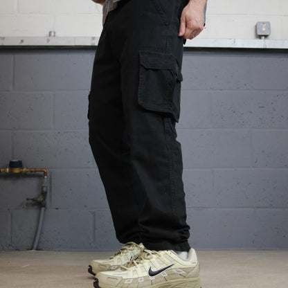 Wrangler cargo pants y2k black W34L30 Regular taper skater utility work pants