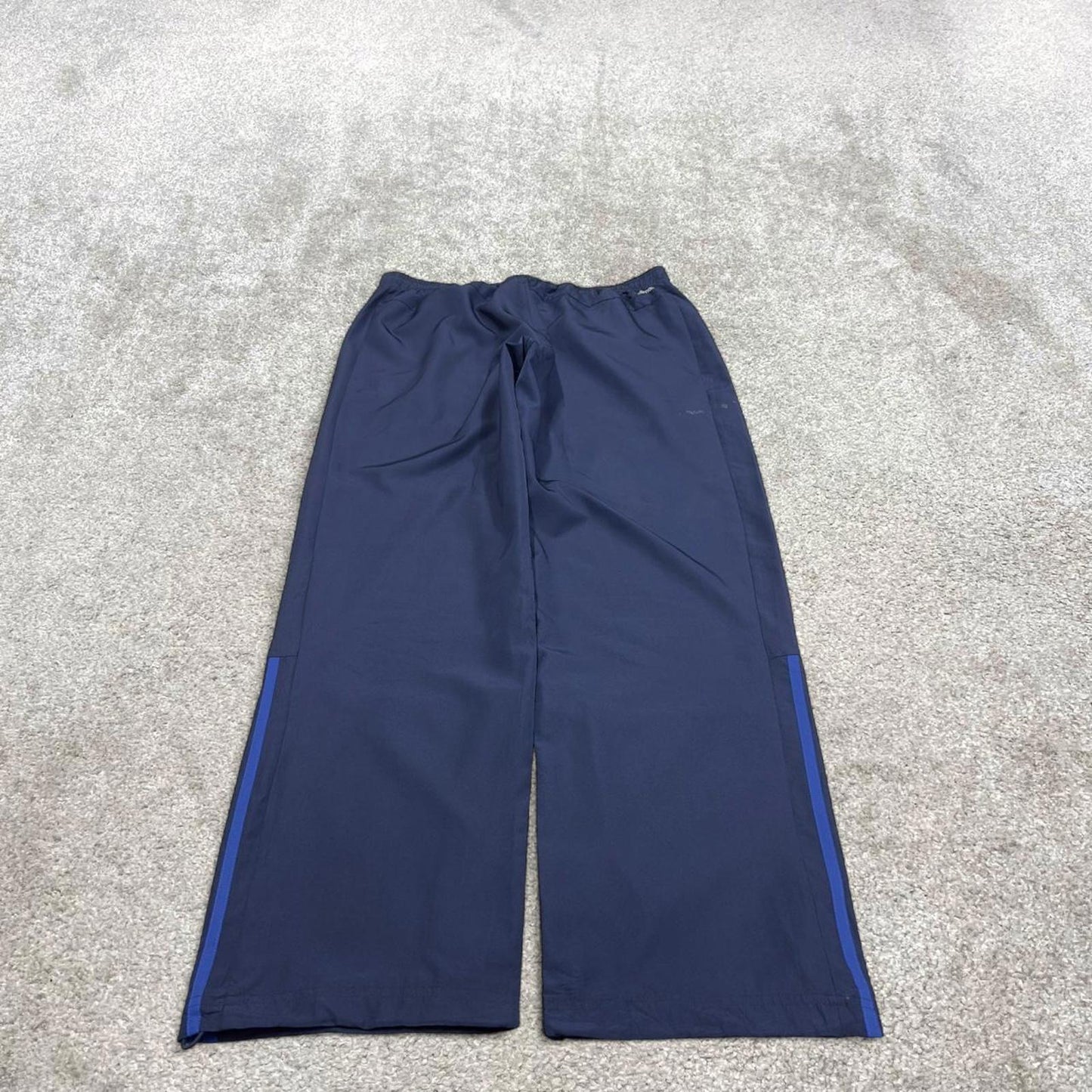 00s y2k Adidas tracksuit bottoms XL navy loose sporty style trackies side stripe track pants