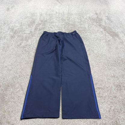 00s y2k Adidas tracksuit bottoms XL navy loose sporty style trackies side stripe track pants