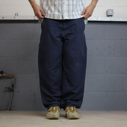 Carhartt carpenter pants y2k navy Loose dungaree fit skater style workwear trousers