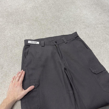 Dickies cargo utility pants W34L32 grey loose leg Chino skate work trousers