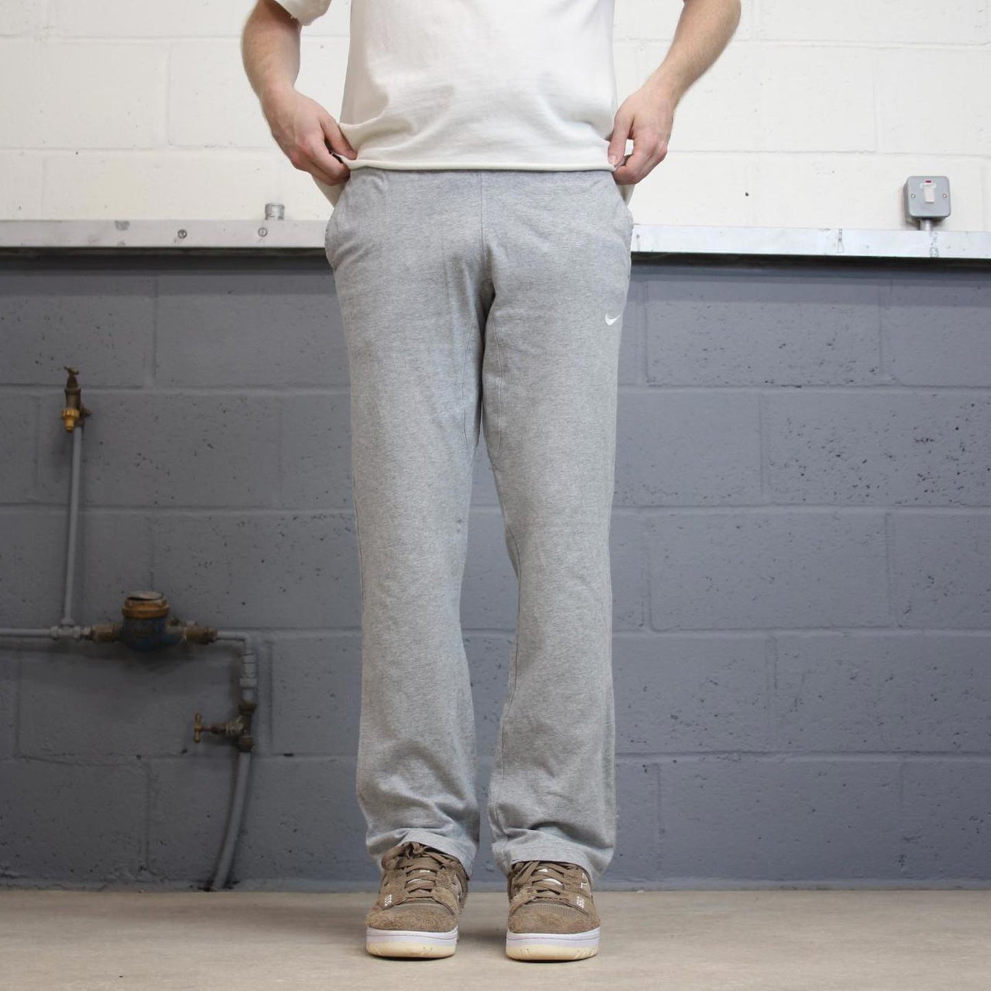 Y2k grey Nike joggers S