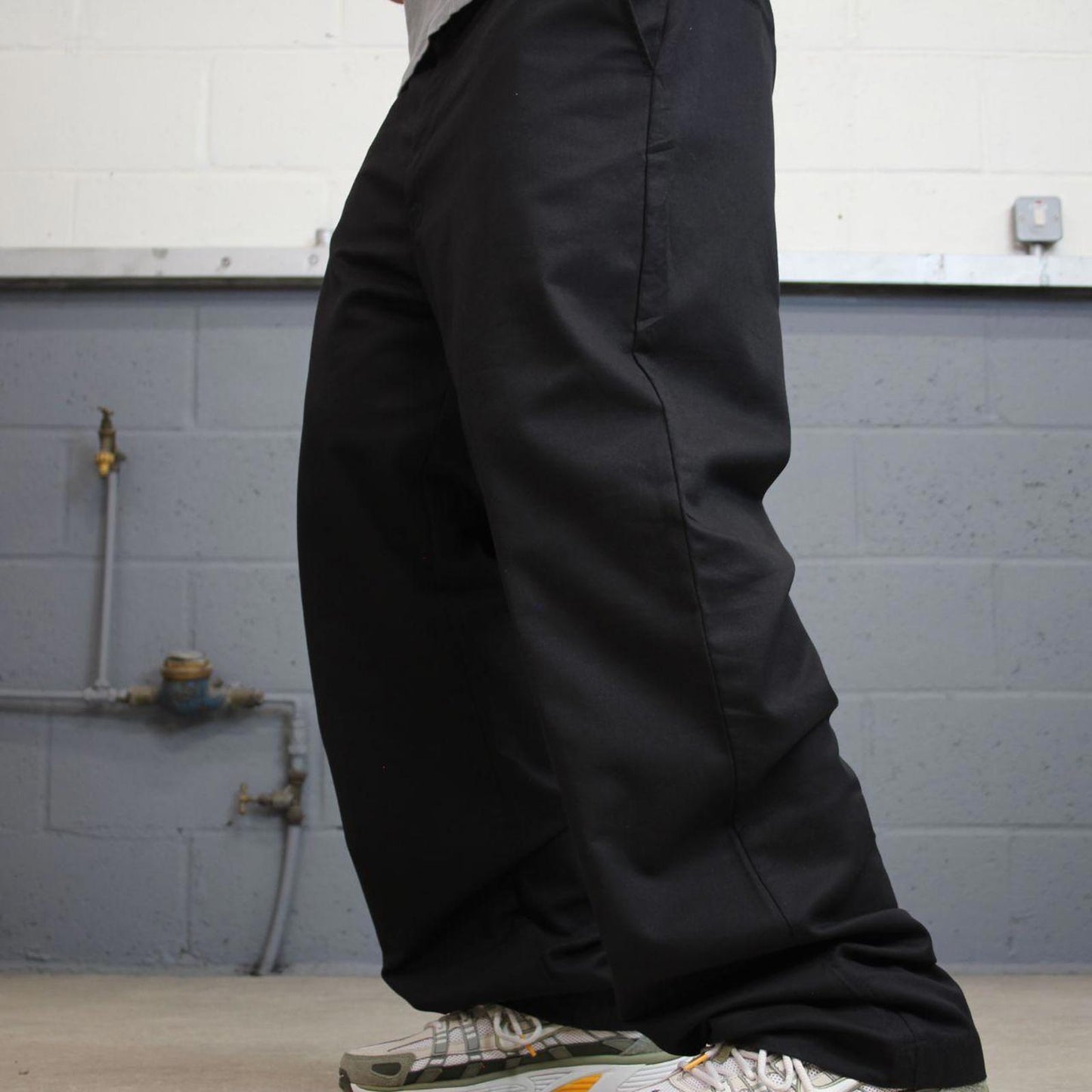 Baggy Dickies Carpenter pants W38 L32 black loose twill chino style skater pants