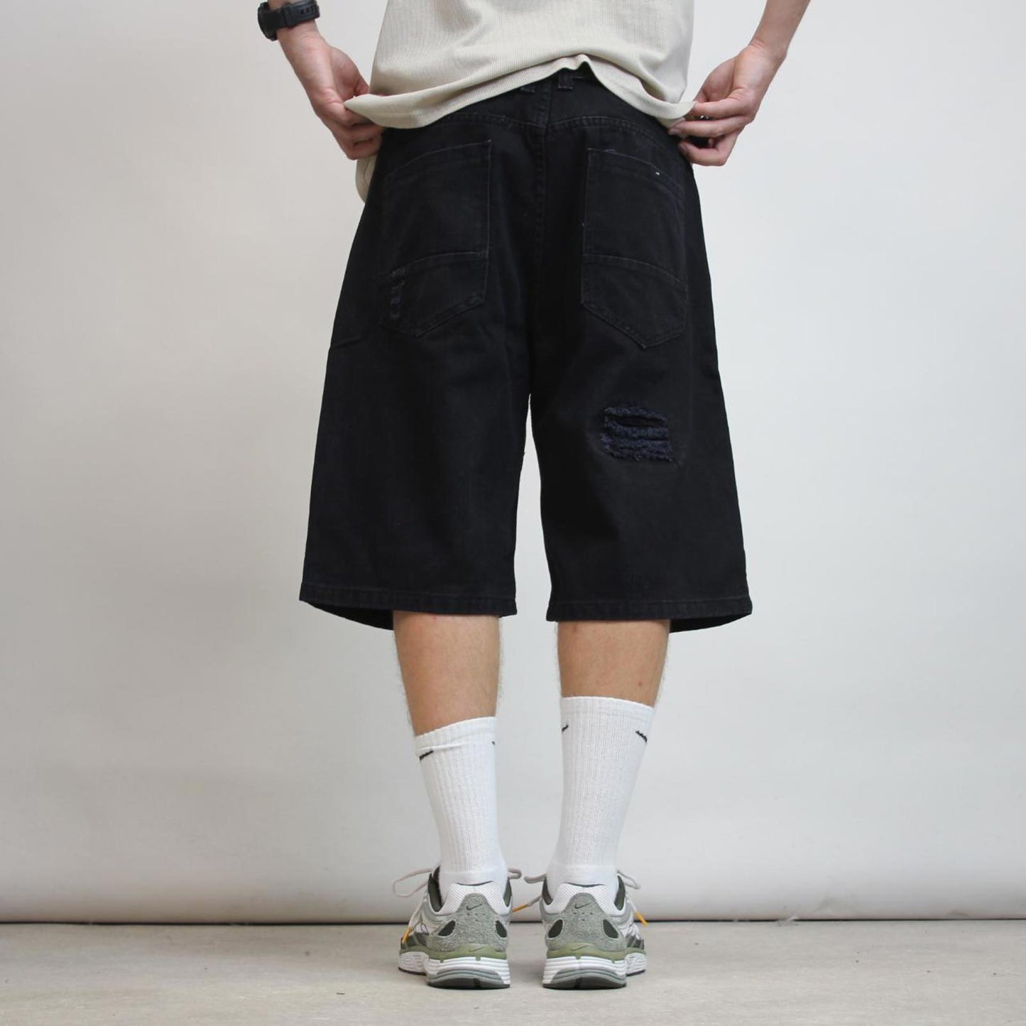 Mens Contender Denim Jorts W40