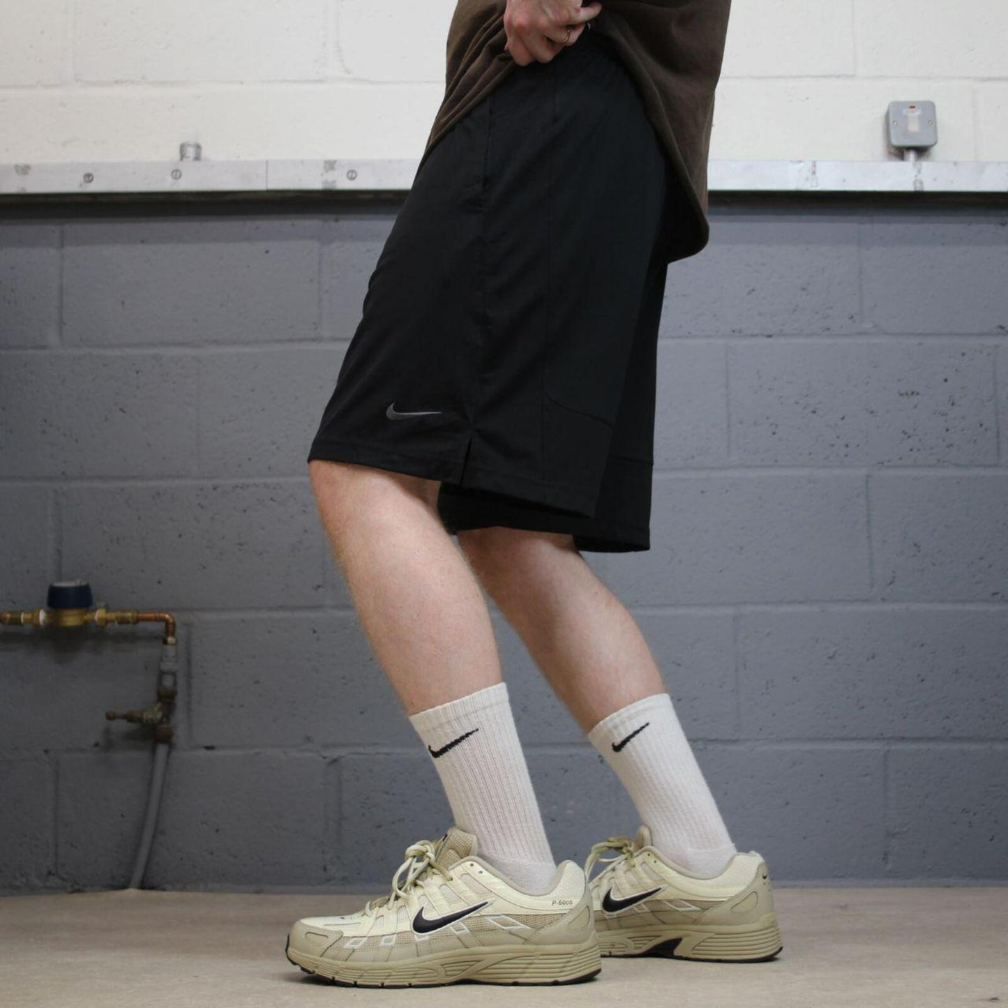 Nike sports shorts y2k loose black Casual style comfy loose floaty summer gym shorts