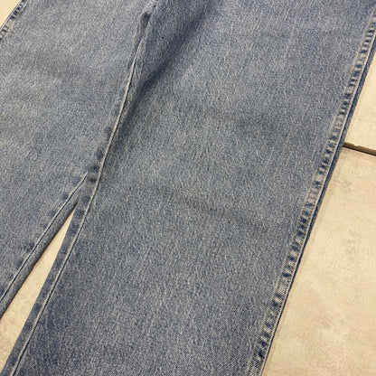 Vintage Wrangler jeans W36L29 blue Wrangler 5 pocket jeans waist patch