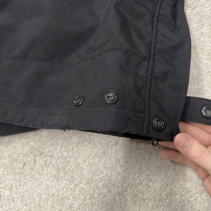 Carhartt baggy waterproof trousers black Wide leg mesh lined waterproof technical pants