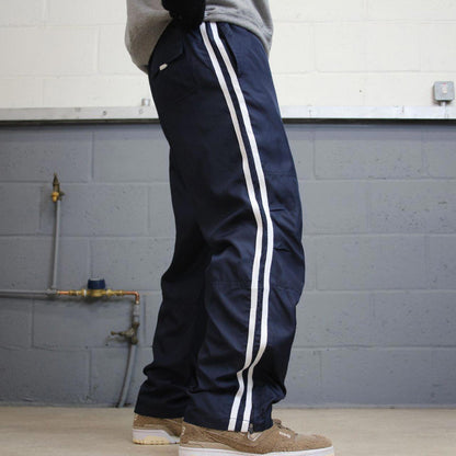 00s Starter tracksuit bottoms navy small loose y2k style sportswear track pants gym wear