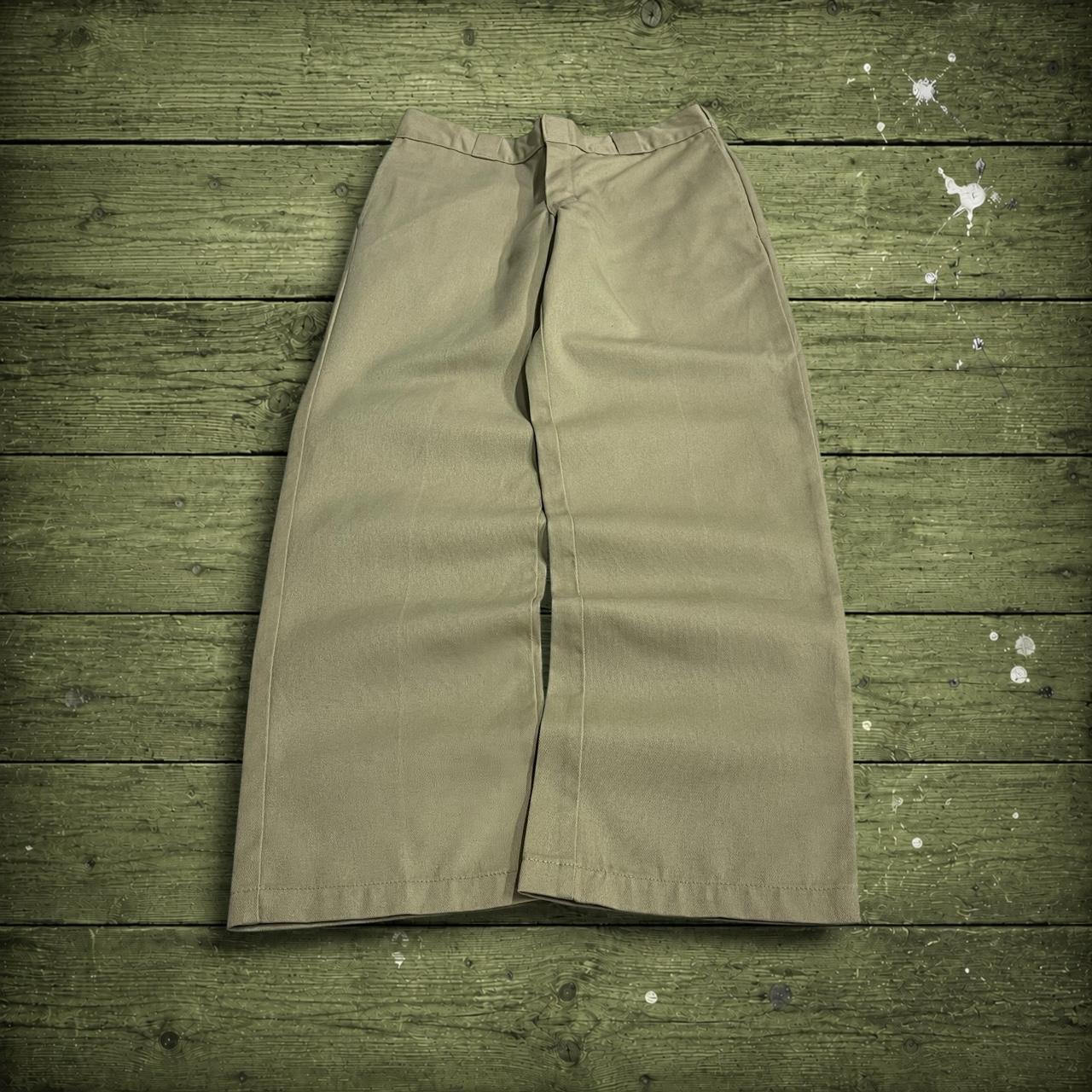 Y2K Dickies 874 work pants khaki original fit straight leg chino skater style trousers