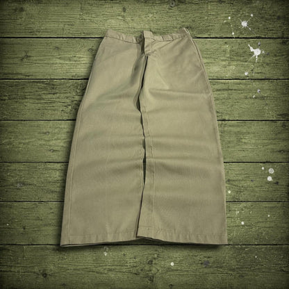 Y2K Dickies 874 work pants khaki original fit straight leg chino skater style trousers