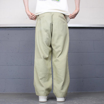 Dickies 874 trousers W36L28 beige loose chino skater pants