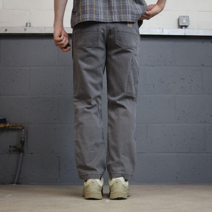 Carhartt carpenter pants y2k relaxed utility trousers grey Straight leg skater style workwear pants