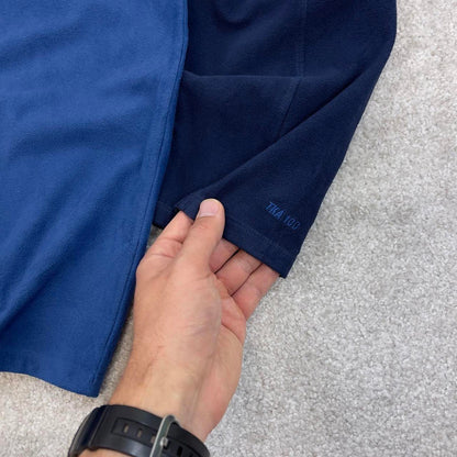 North Face technical fleece XL Blue men’s full zip up TNF Autumn y2k 00s style paneled outdoors