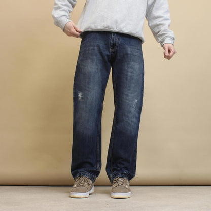 Blue A. Prodigee jeans W30L30 Y2K distressed style hip hop jeans