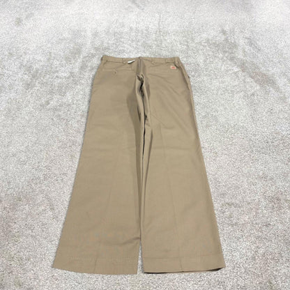 Vintage Y2k loose work pants beige Chino style Red Kap skate trousers workwear patch logo
