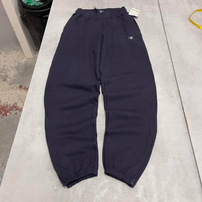 Y2k navy baggy Champion joggers M y2k style sportswear track pants loose fit