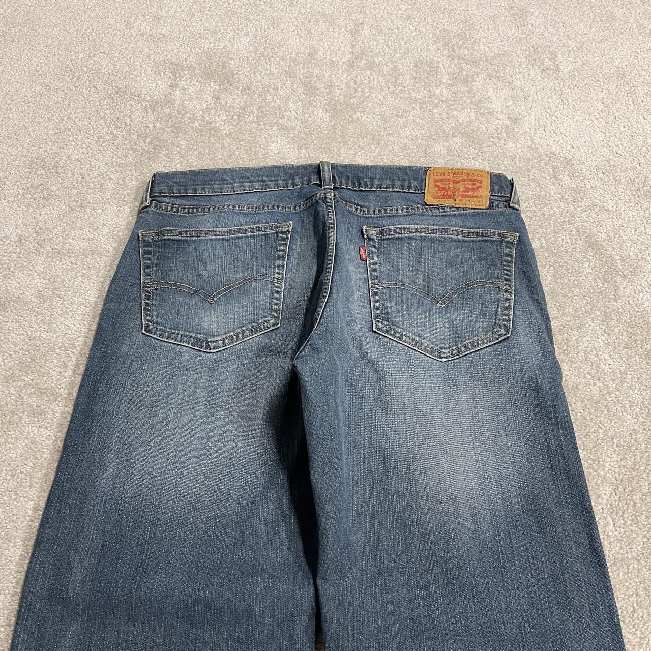 Levi's 505 straight fit jeans y2k blue Regular straight leg denim pants red tab logo