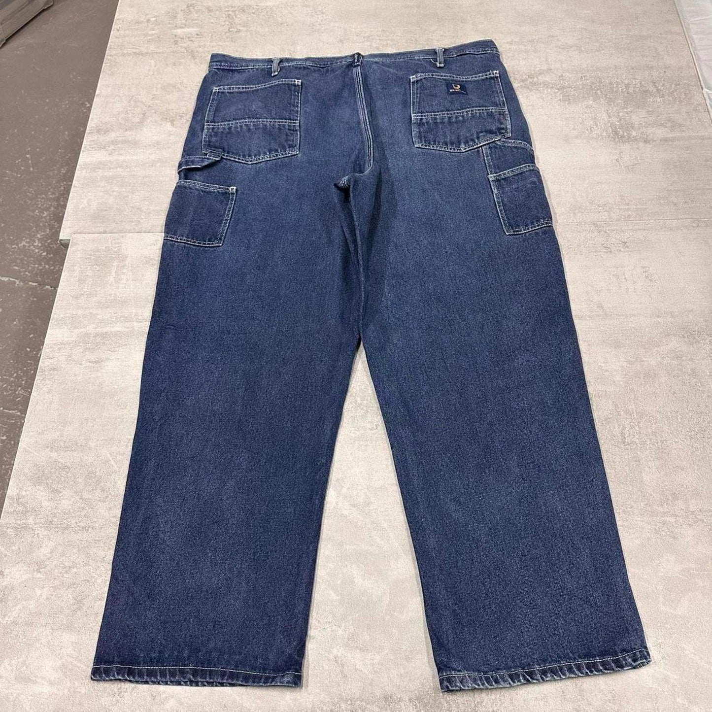 Denim carpenter skate jeans W42L29 loose Blue Real Work Wear cargo pants