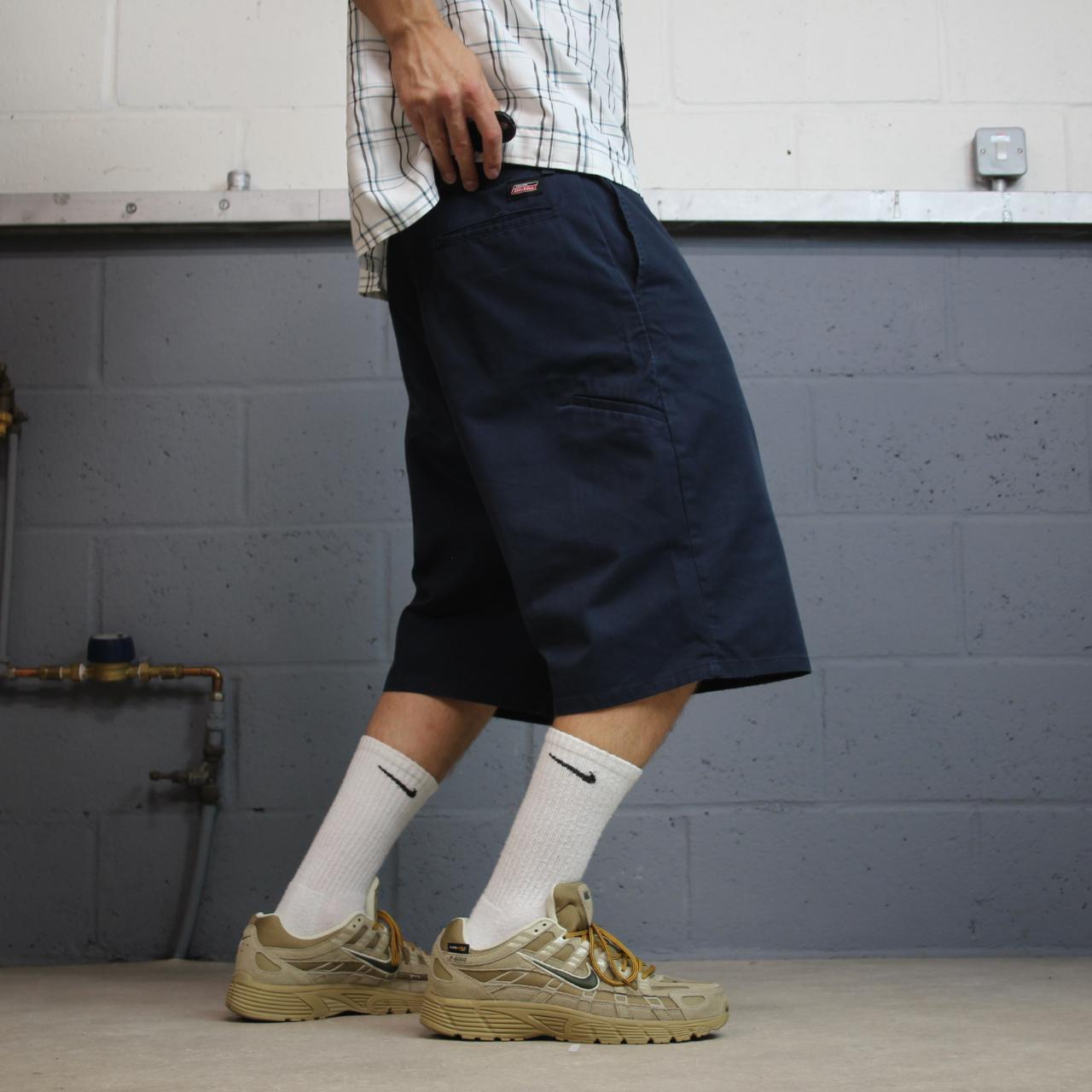 Dickies baggy carpenter shorts y2k loose fit navy Twill chino skater style cargo shorts