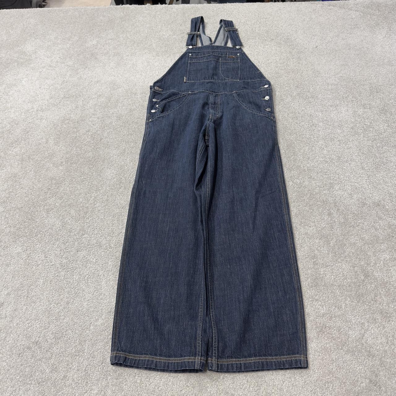 Vintage Levi’s Silvertab dungarees 00s denim overalls blue Patch and embroidered logo