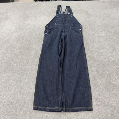 Vintage Levi’s Silvertab dungarees 00s denim overalls blue Patch and embroidered logo