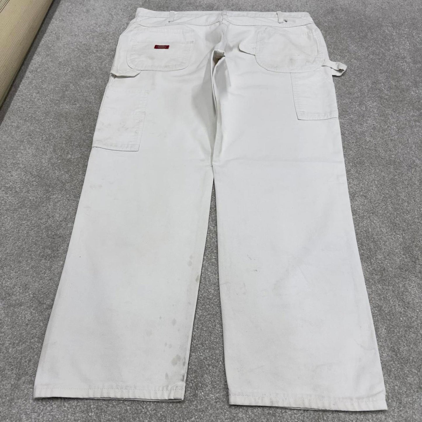 Dickies carpenter pants white painters cargos W40L30 90s skater style workwear cargo pants