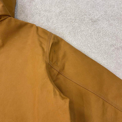 Vintage Carhartt hooded active jacket XL Hamilton Brown canvas bomber