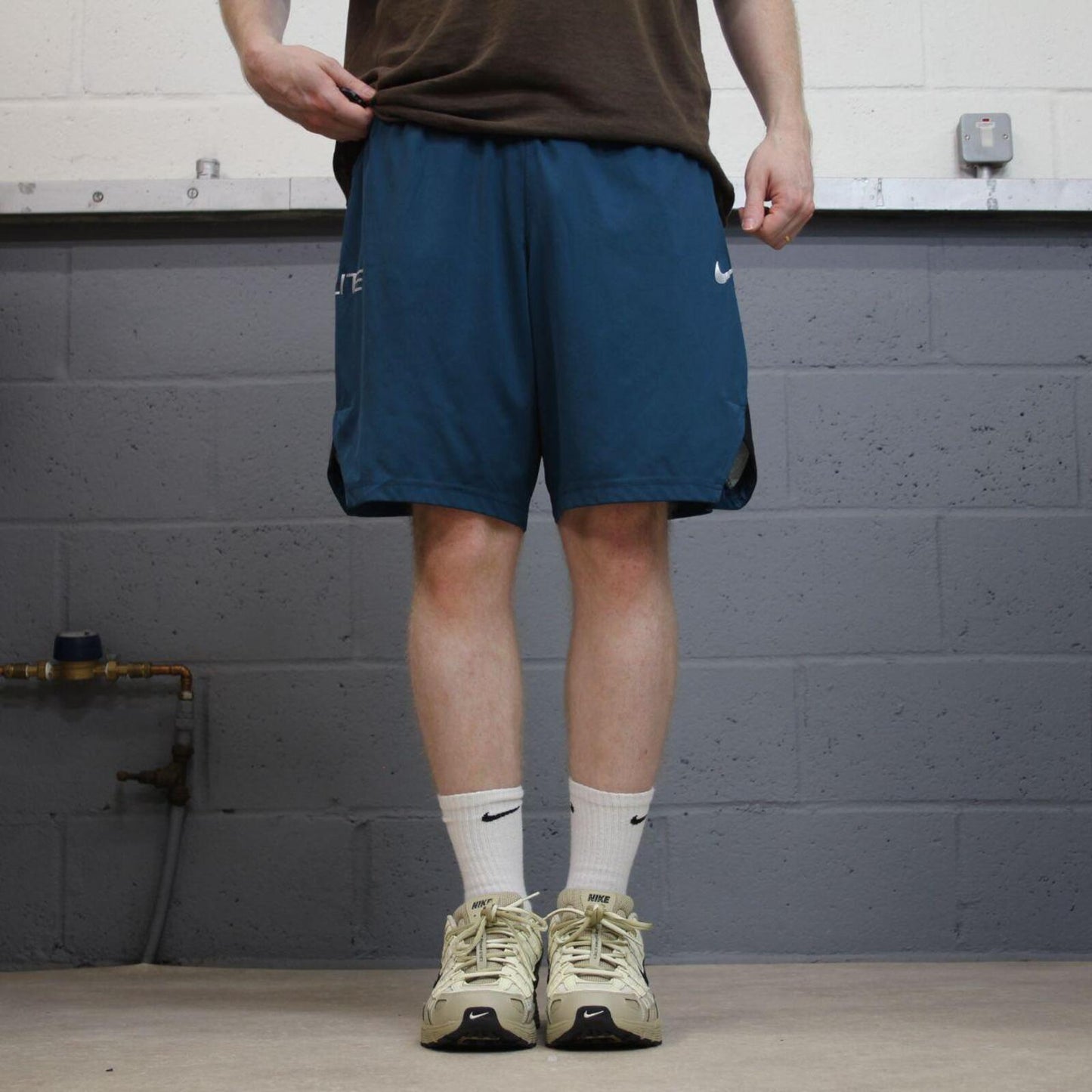 Nike sports shorts y2k loose navy Casual style comfy loose floaty summer gym shorts